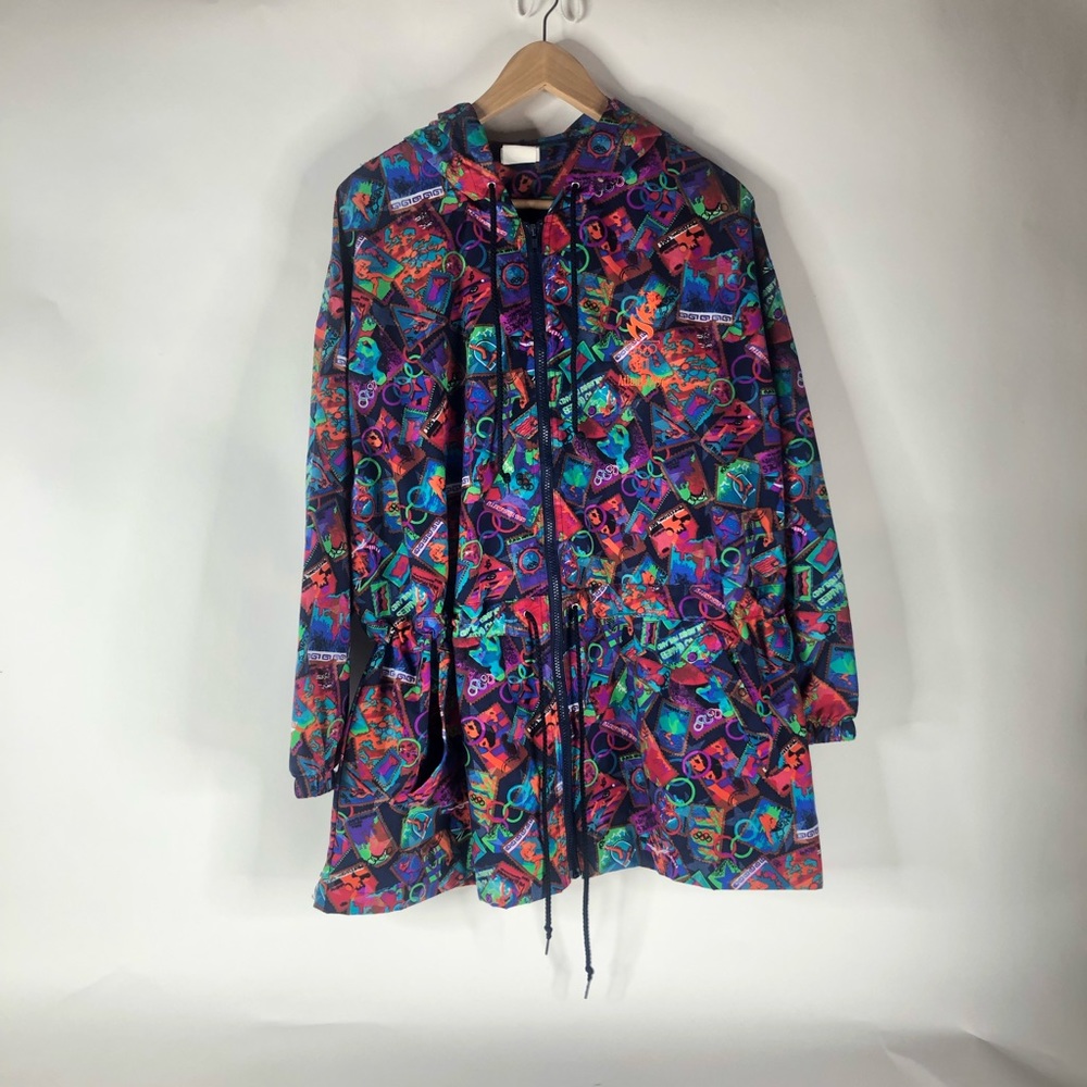 Speedo VTG 90’s Atlanta Olympic Games Collection Women’s Windbreaker Size Medium